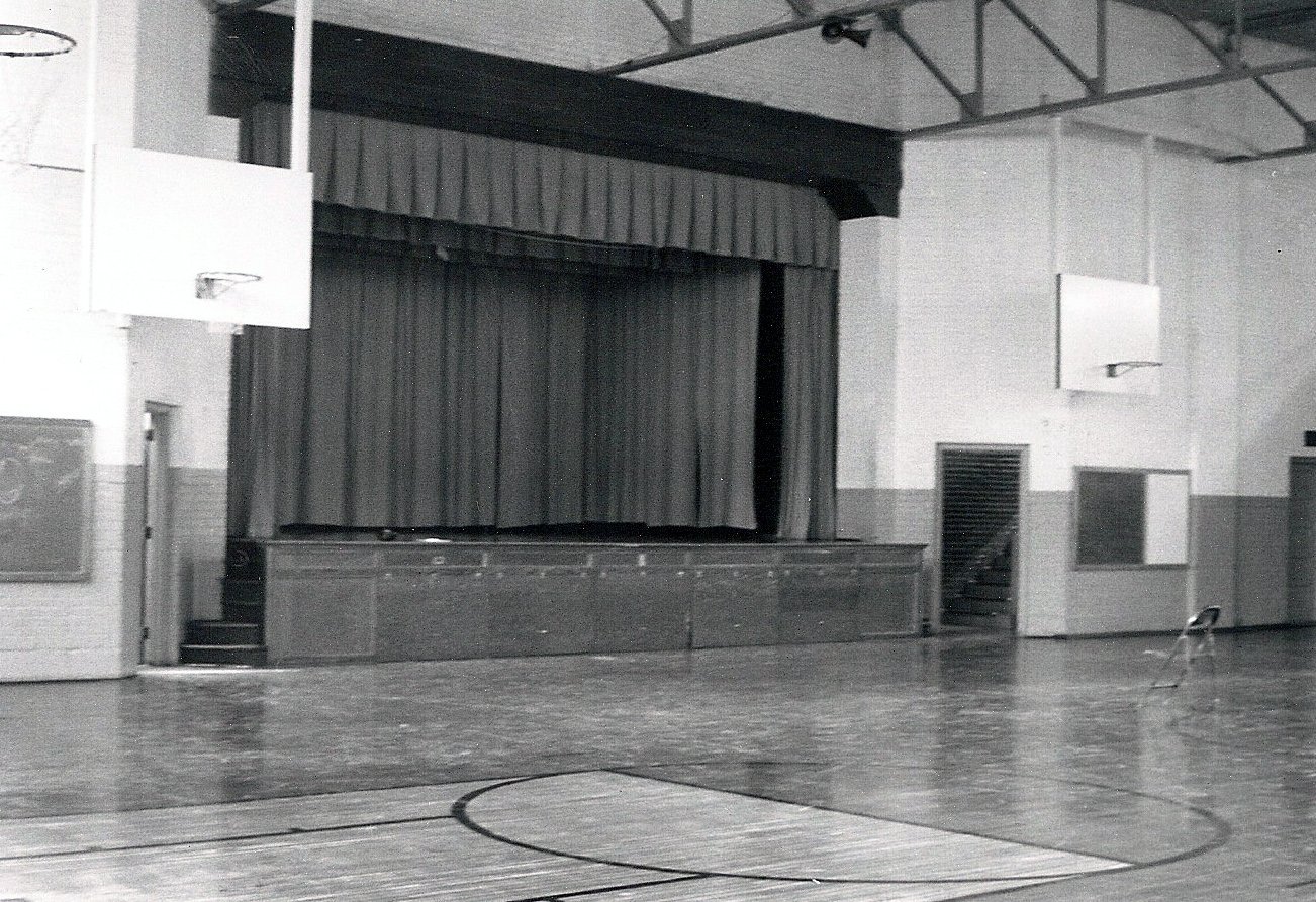Remember the talent shows, basketball games, PE class and lunch in this gym.  Oh yes, how can we ever forget running laps around the top balcony and then up and down the stairs.  Photo provided by the Museum of Northwest Colorado.  Thanks