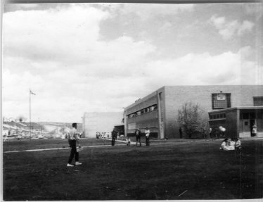 Picture is looking at the SW corner of school property.  Photo provided by the Museum of Northwest Colorado.  Thanks